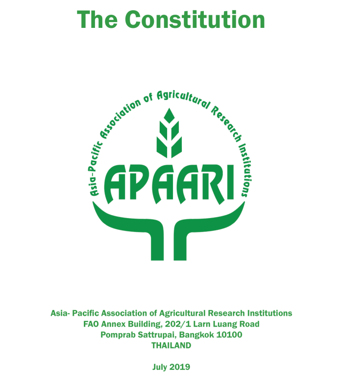 APAARI Constitution_2019